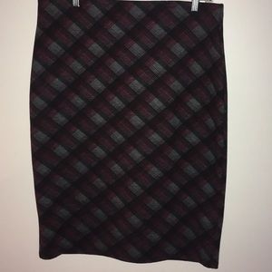 Roz & Ali Plaid skirt